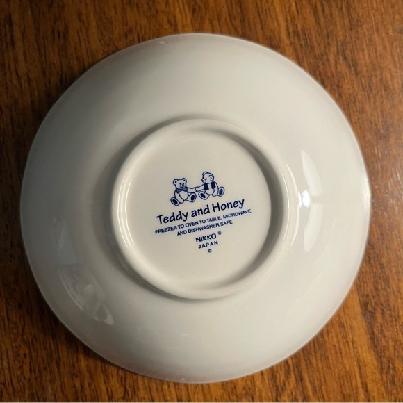 Vintage, Teddy and Honey by NIKKO. Baby China. Bowl and cup - Picture 10 of 10